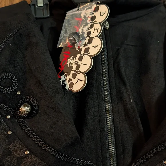 Devil Fashion Women's Trench Coat - Picture 6 of 7